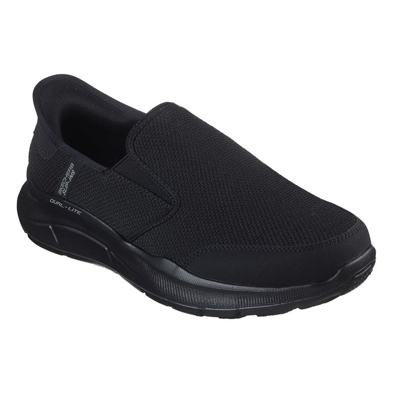 Zapato deportivo casual Skechers negro para hombre Siman Nicaragua