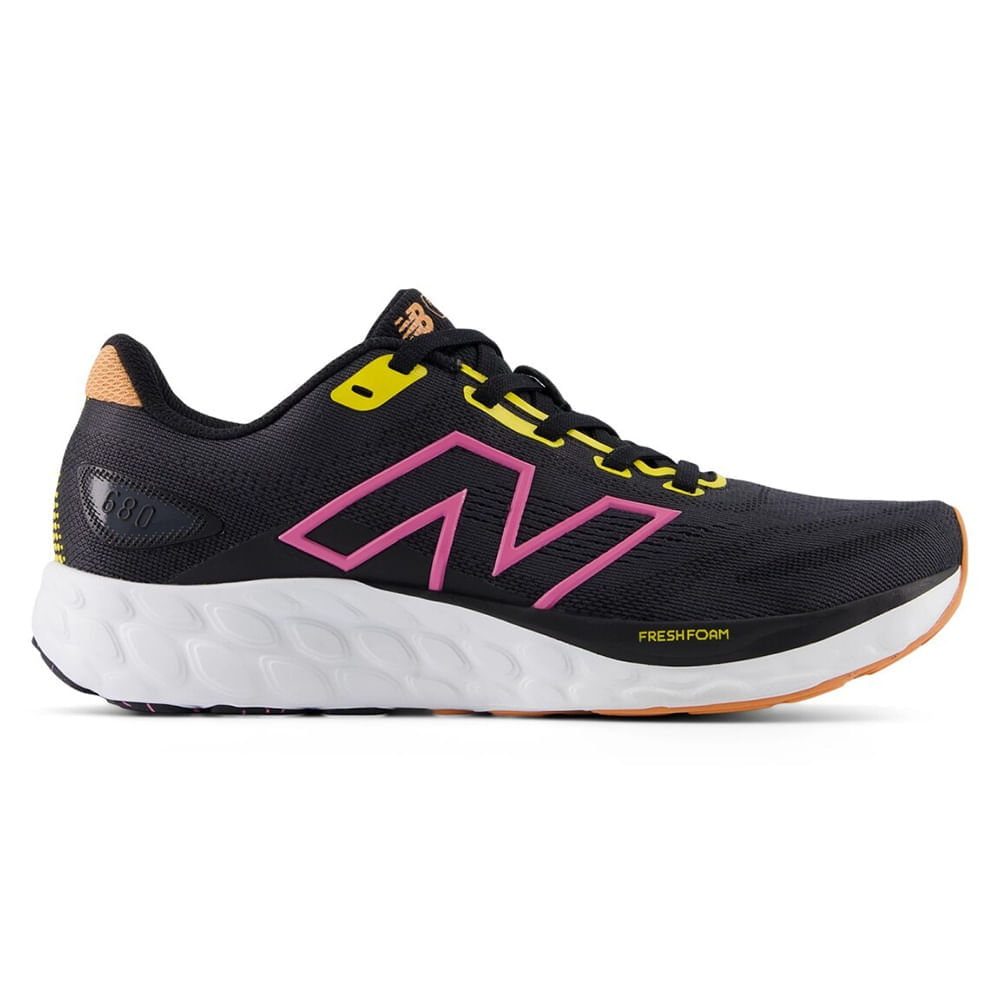 Zapato New Balance 680 deportivo negro para mujer Siman Guatemala