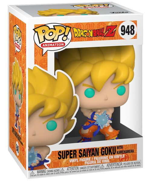 Funko Pop animation Dragonball z-Super Saiyan Goku con Kamehameha