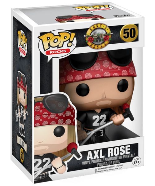 Funko Pop Rocks Guns N Roses Axl Rose