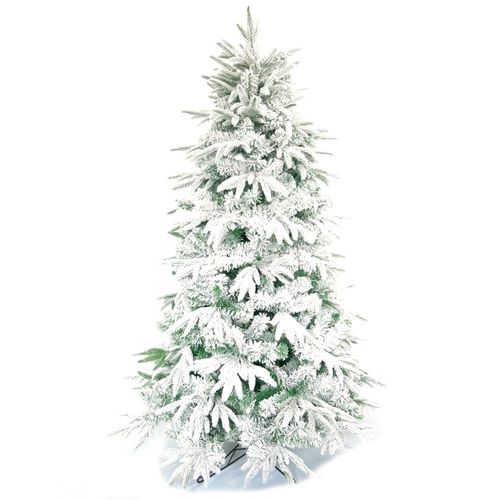 Árbol navideño nevado 9 pies (274 cm) con 2383 puntas