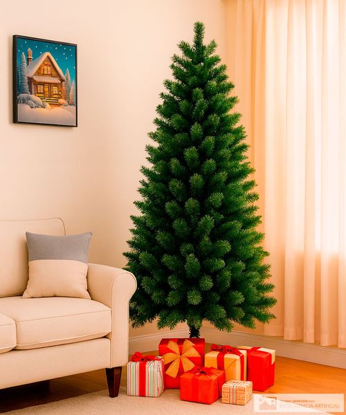 Árbol navideño 7 pies (213 cm) con 945 puntas