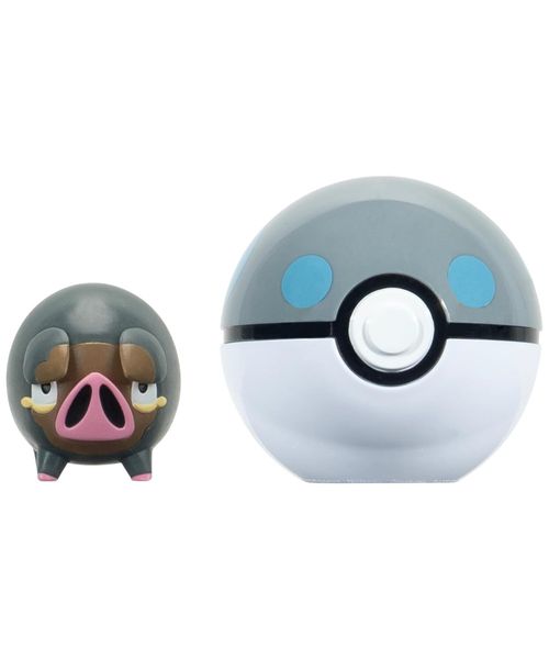 Pokémon Pokebola y figura con clip individual