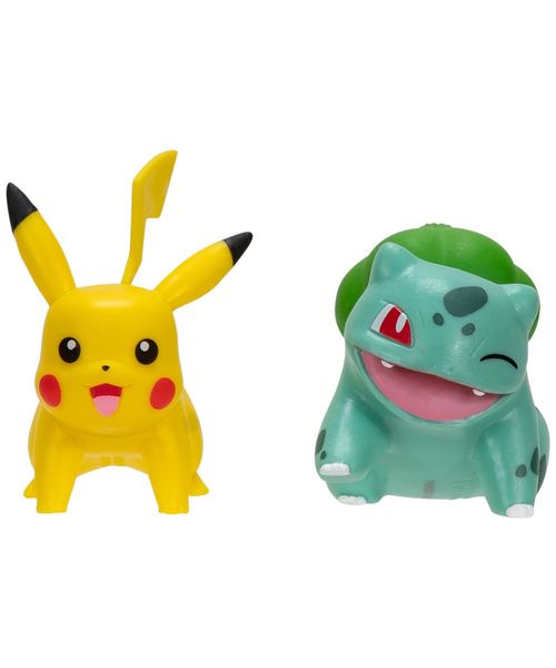Pokémon Battle figura de acción primer compañero Bulbasaur y pikachu 5 cm