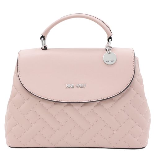 Cartera satchel Nine West color rosado para mujer