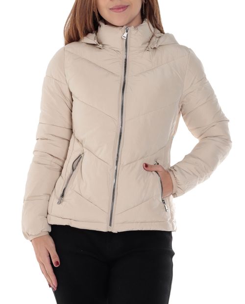 Chaqueta con gorro YMI para mujer