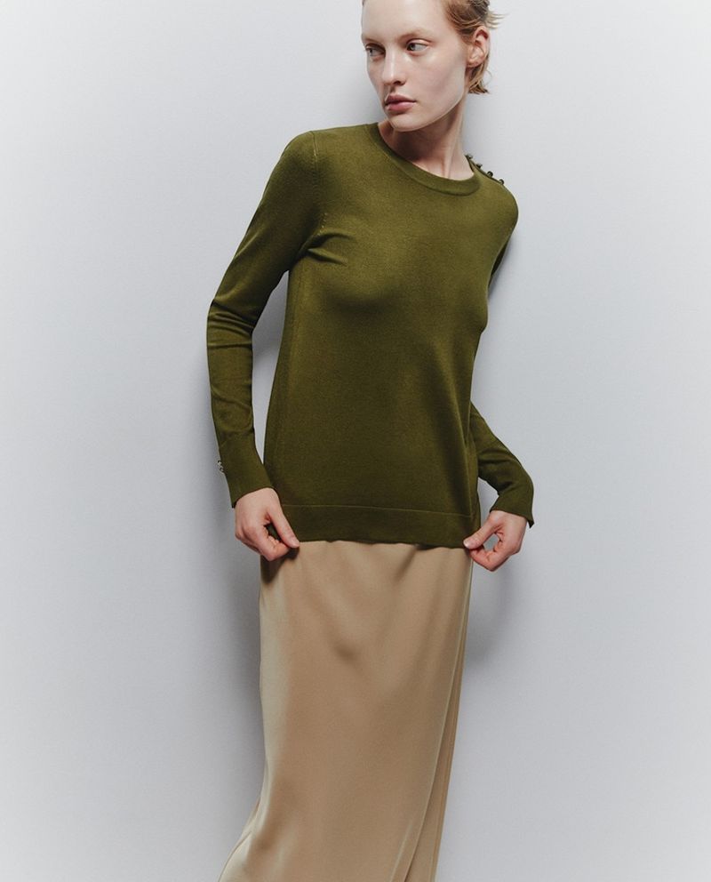 105011996-Suéter Sfera pull over verde para mujer