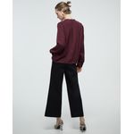 105021521-Blusa Sfera casual morada de manga larga para mujer