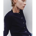 105012011-Suéter Sfera cárdigan azul para mujer