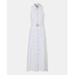 105028466-Vestido Easy Wear shirt dress rayado sin mangas para mujer