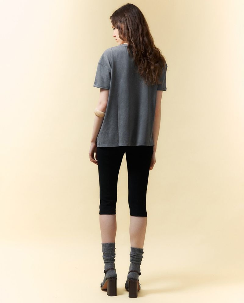 105012051-Camiseta Sfera gris de mangas cortas para mujer