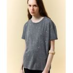 105012051-Camiseta Sfera gris de mangas cortas para mujer