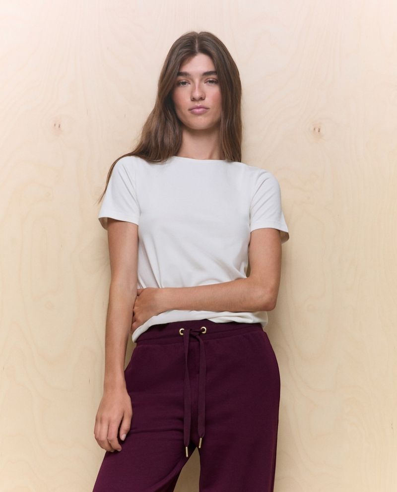 105028479-Camiseta Easy Wear blanca de mangas cortas para mujer