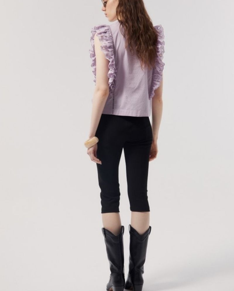 105021582-Blusa Sfera casual morada manga corta para mujer