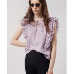 105021582-Blusa Sfera casual morada manga corta para mujer
