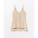 105021441-Blusa Sfera casual beige de tirantes para mujer
