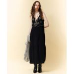 105021588-Vestido Sfera midi negro sin mangas para mujer