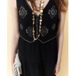 105021588-Vestido Sfera midi negro sin mangas para mujer