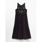 105021588-Vestido Sfera midi negro sin mangas para mujer