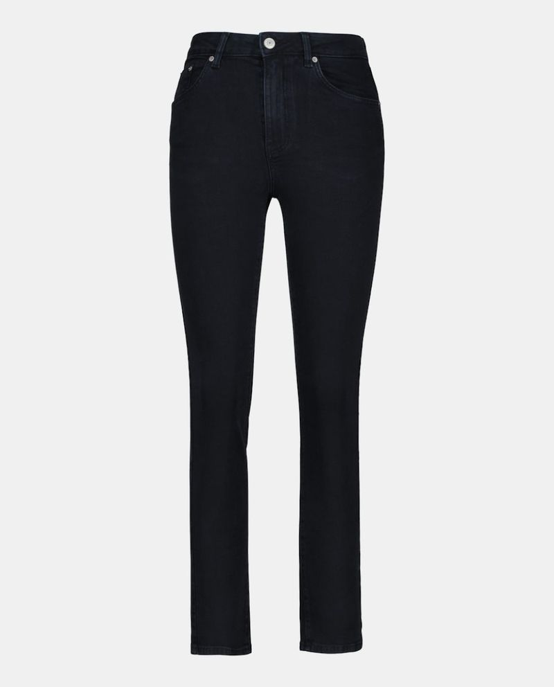 105028525-Jeans Easy Wear slim azul de cintura media para mujer