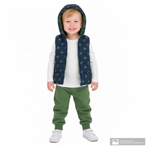 Conjunto de 3 piezas multicolor con estampado para bebé niño