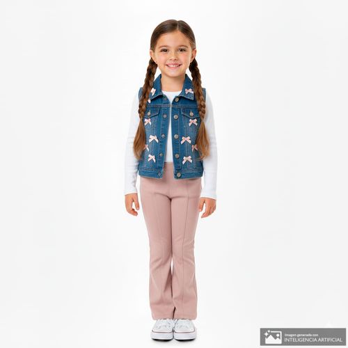 Conjunto de 3 piezas multicolor para niña