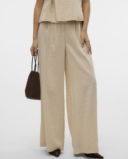 Pantalón Vero Moda wide leg de 32" de cintura media para mujer