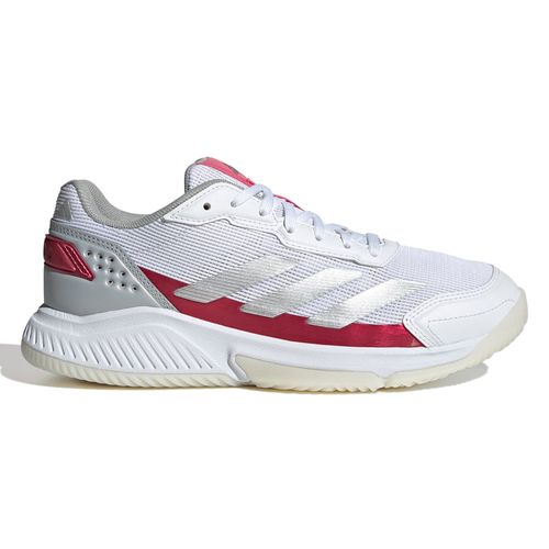 Zapato Adidas Courtquick deportivo pádel color blanco para mujer