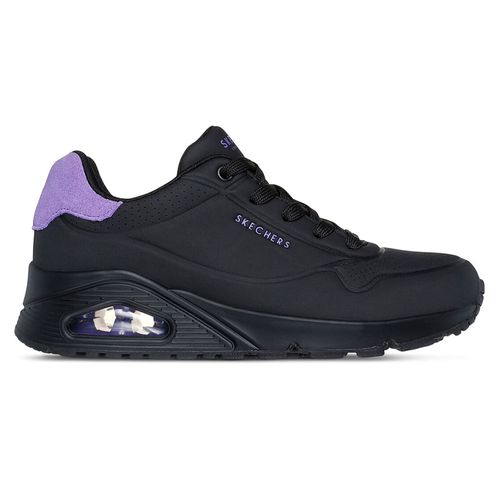 Zapato casual Skechers uno color negro para mujer