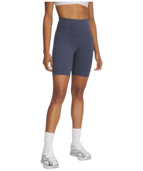 Short deportivo training Under Armour navy sólido para mujer