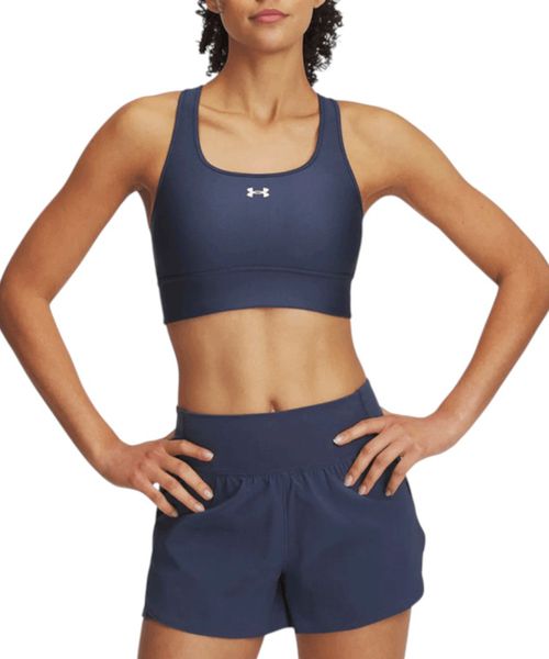 Top bra deportivo Under Armour navy sólido para mujer