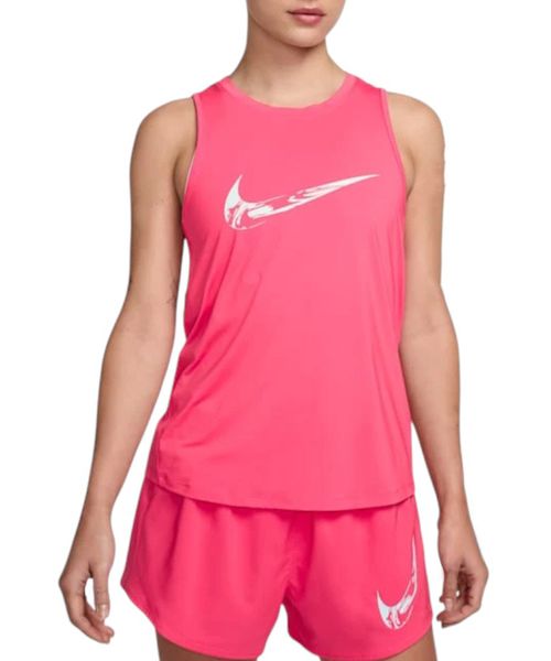 Camiseta deportiva Nike rosada estampada para mujer