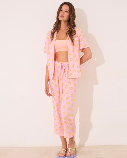 Pijama con pantalón Women Secret estampada para mujer