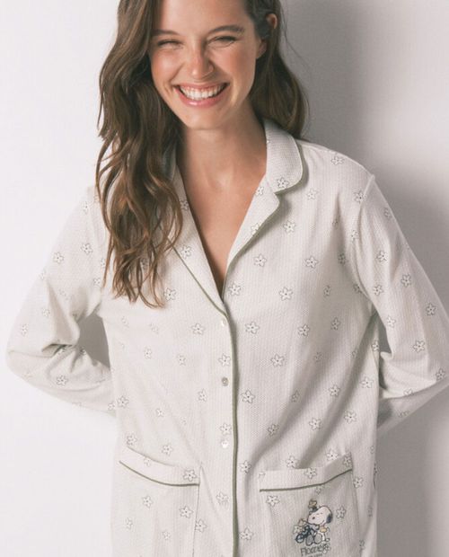 Pijama con pantalón Women Secret estampada de Snoopy para mujer