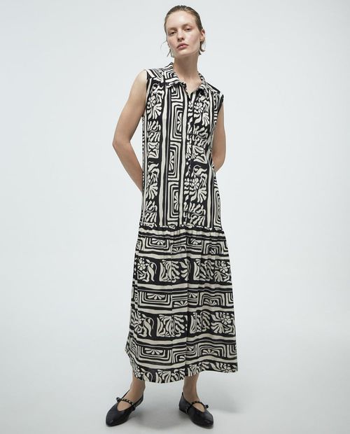 Vestido Sfera shirt dress estampado sin mangas para mujer
