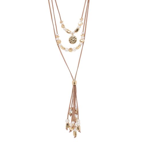 Collar multicuerdas 9 mm-54.1 cm para mujer