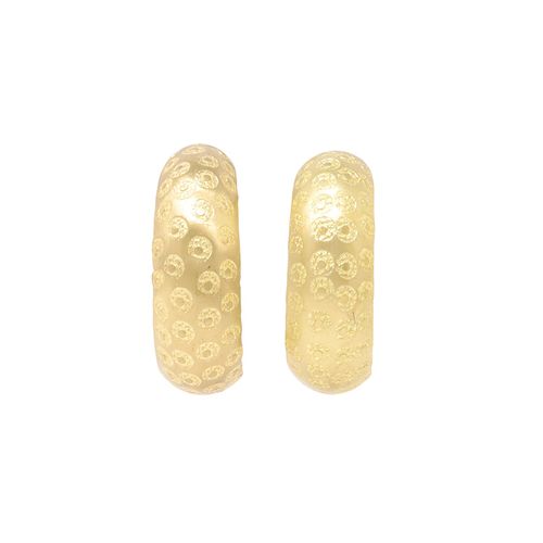 Argollas doradas para mujer