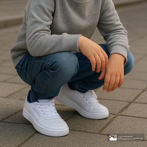 Calzado casual Nautica blaco para niño