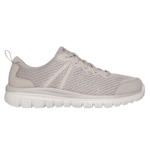 Zapato casual Skechers Graceful color beige para mujer