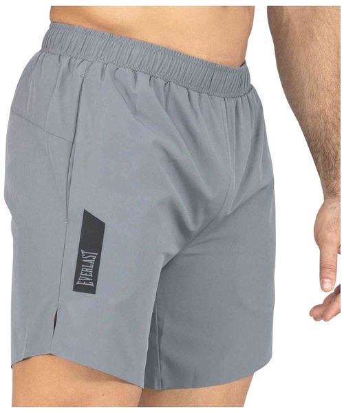 Short deportivo Everlast 7 drive gris sólido para hombre
