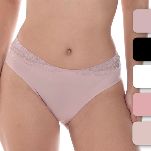 Set de 5 panties Rene Rofe de cintura media para mujer