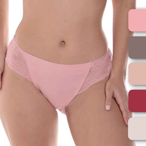 Set de 5 panties Rene Rofe de cintura media para mujer