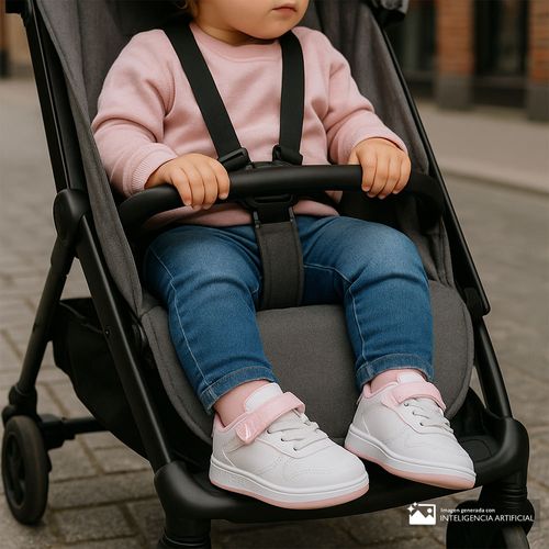 Zapato casual Nautica blanco para bebé niña