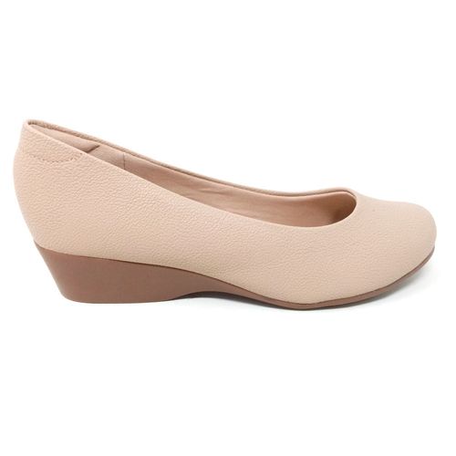 Zapato beige napa floter cuña