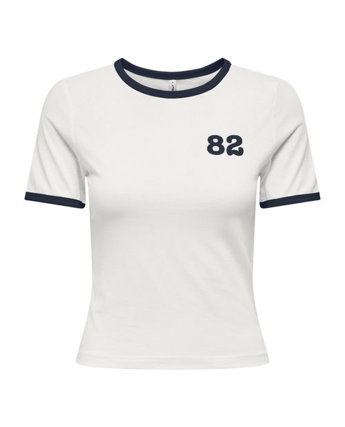 Camiseta Only estampada manga corta para mujer