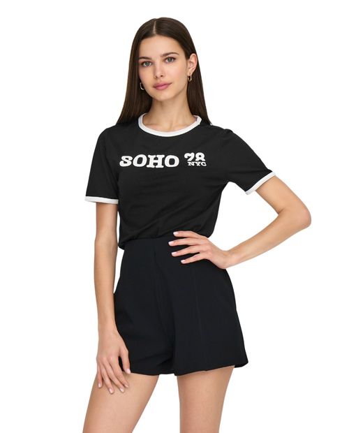 Camiseta Only manga corta para mujer