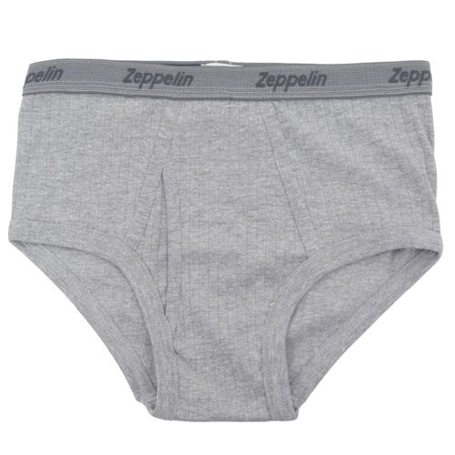 Calzoncillo gris acanalado para niño