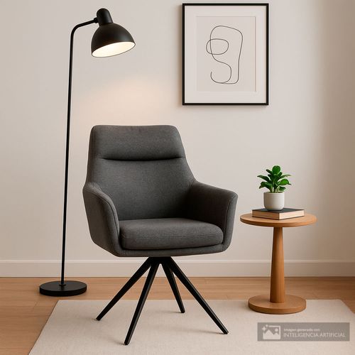 Silla ocasional Oliver gris