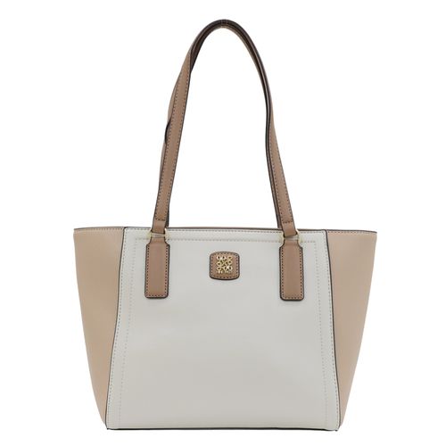 Cartera tote Nine West Coen color beige para mujer