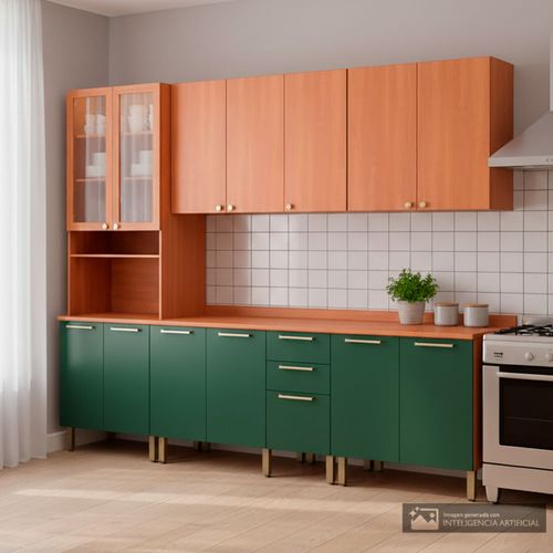 Muebles para cocina 5 pcs Salvia 230 cm x 310 cm x 52 cm